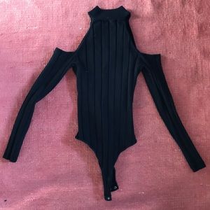 Jonathan Simkhai keyhole cold shoulder bodysuit